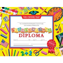 Award Certificates, Item Number 078302