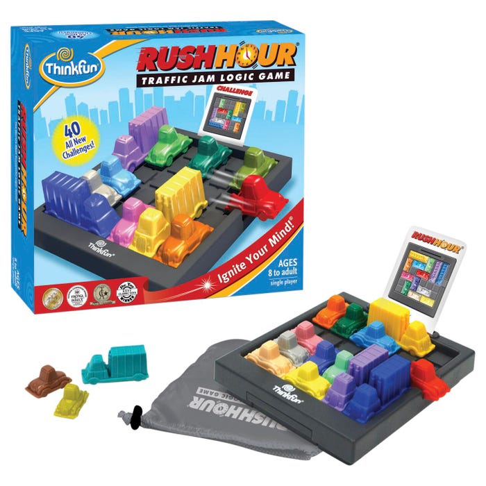 Thinkfun Rush Hour Traffic Jam Game, Ages 8 and Up