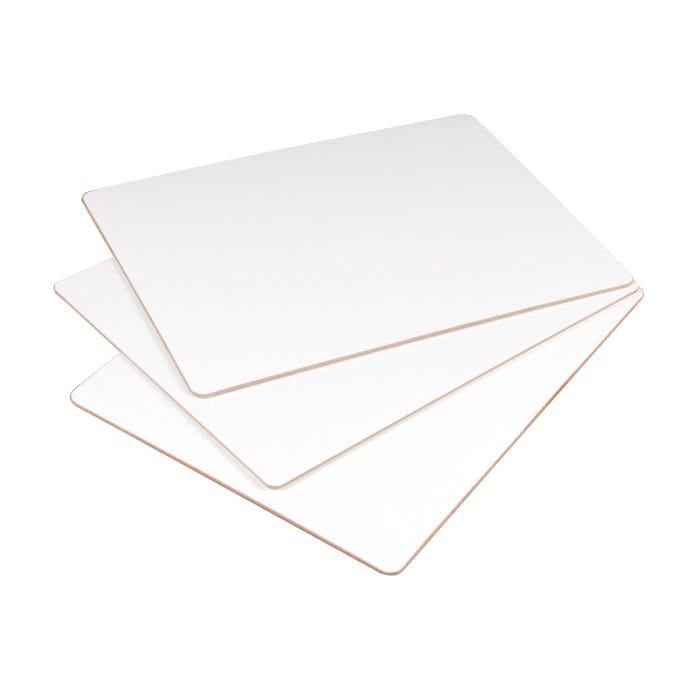 Essentials by MooreCo Economy Dry Erase Lapboard, 9 x 12 Inches, Single Sided, Pack of 24