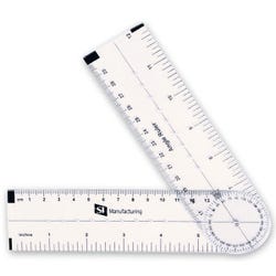 SI Manufacturing Angle and Linear Ruler Goniometer