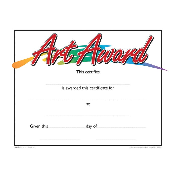 Achieve It! Raised Print Art Recognition Award, 11 x 8-1/2 inches, Pack of 25