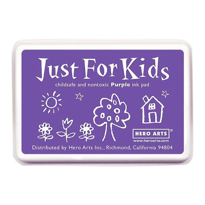 Hero Arts Just for Kids Ink Pad, 3-3/4 x 2-1/4 Inches, Purple