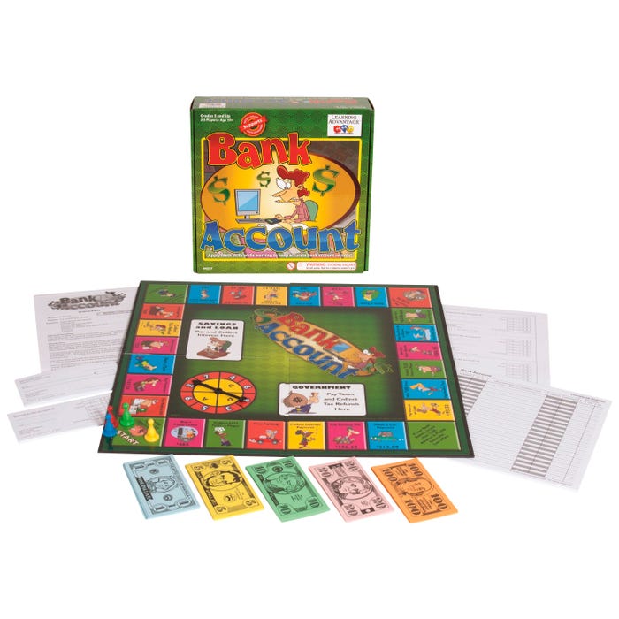 Learning Advantage Bank Account Money Game