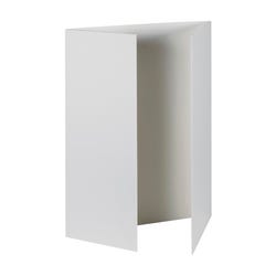 Pacon Foam Tri-Fold Presentation Board, 48 x 36 Inches, White, Pack of 6, Item Number 2100465