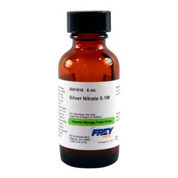 Frey Scientific Silver Nitrate, 1M Solution, Lab Grade, 8mL