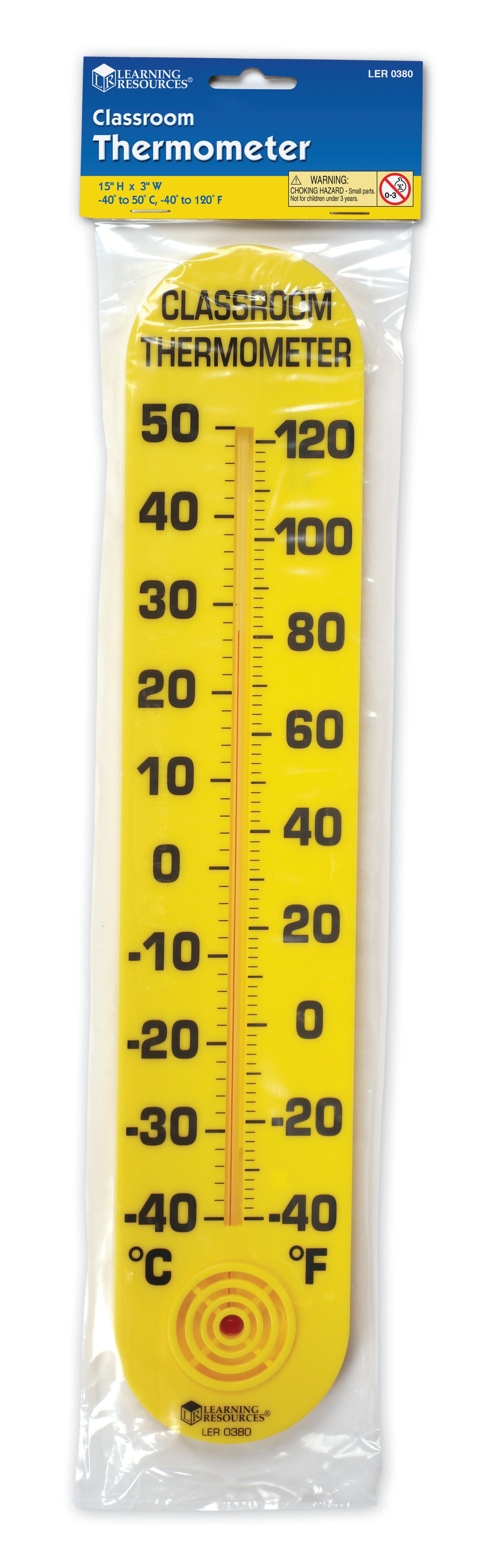 Learning Resources Classroom Thermometer, 15 Inches High 1612810