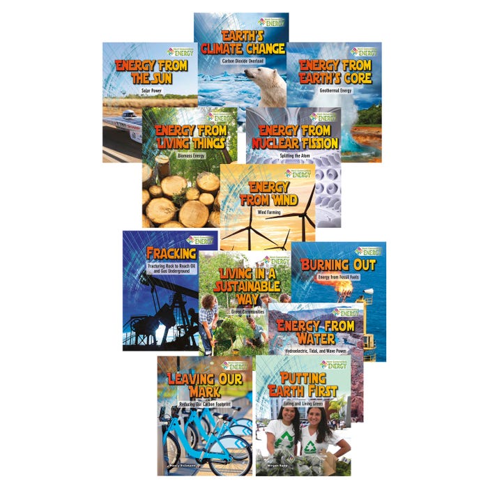 Crabtree Next Generation Energy Book Series, Grade 5 Reading Level, Set of 12
