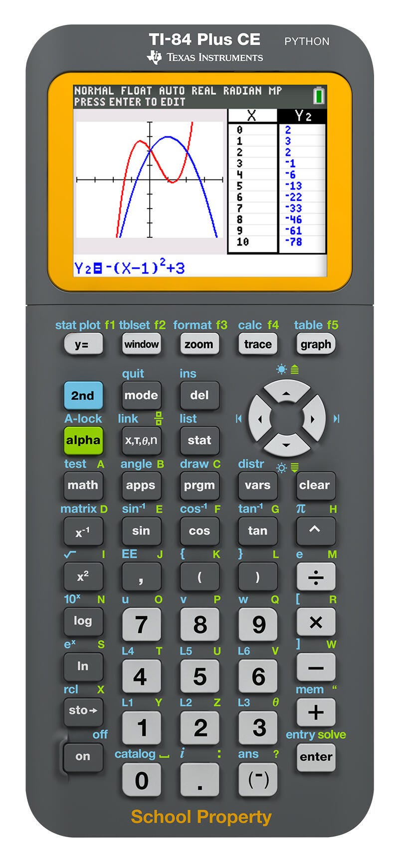 Texas Instruments TI-84 Plus CE Python Graphing Calculator Remote Learning Teacher Pack 2213515