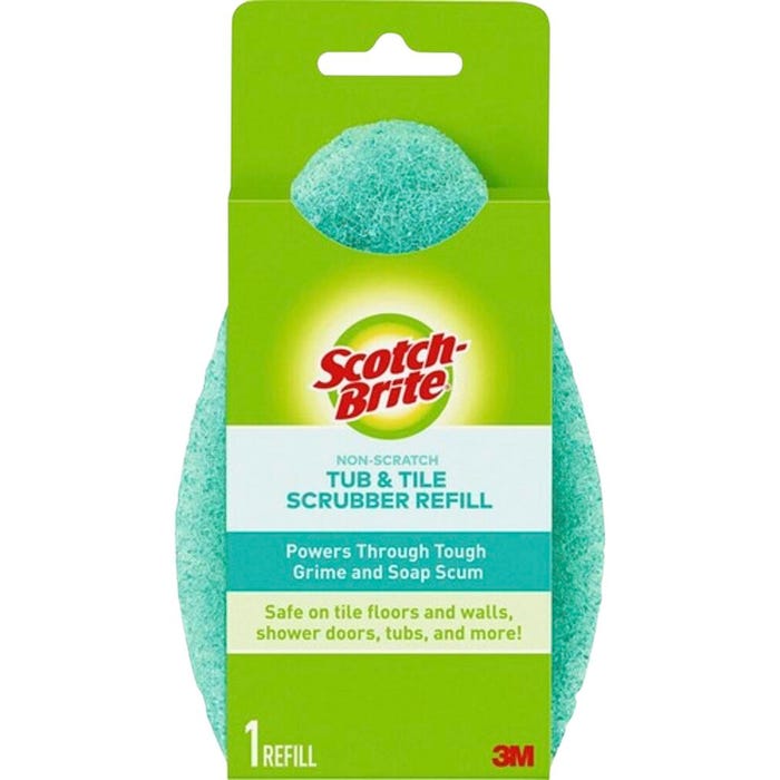 Scotch-Brite Bath Shower Scrubber Refill, Blue/Green