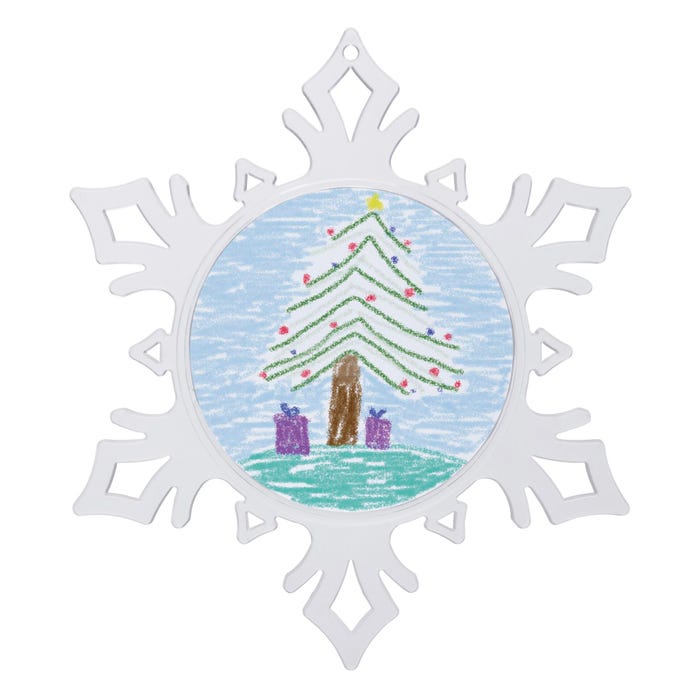 Snapins Design Your Own Snowflake Ornament, Pack of 24