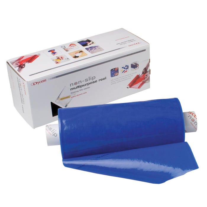 Dycem Non-Slip Material Roll, 8 Inches x 10 Yards, Blue