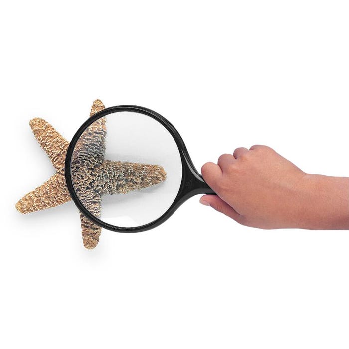 Multi-Purpose 2.5x Magnifier, 4 in Lens