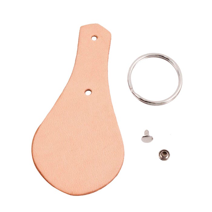 ReaLeather Leather Key Fob Kit, Pack of 24