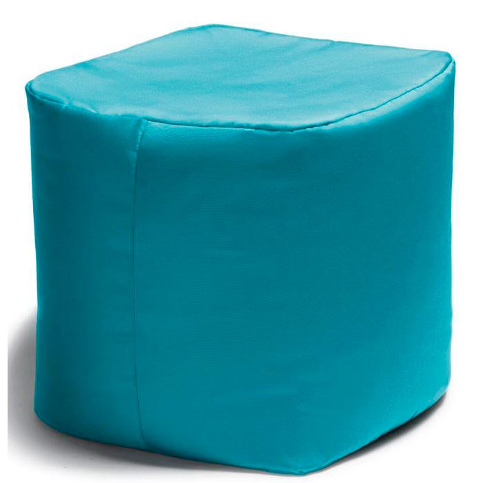JAXX Luckie Bean Bag Pouf Ottoman, 17 x 17 x 17 Inches