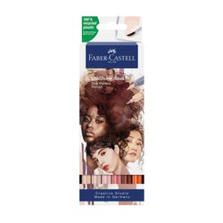 Faber-Castell Aqua Markers, Dual Ended, Assorted Portrait, Set of 6, Item Number 2102485