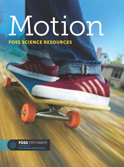 Cover showing simple machines and physical interactions for Grade 3.