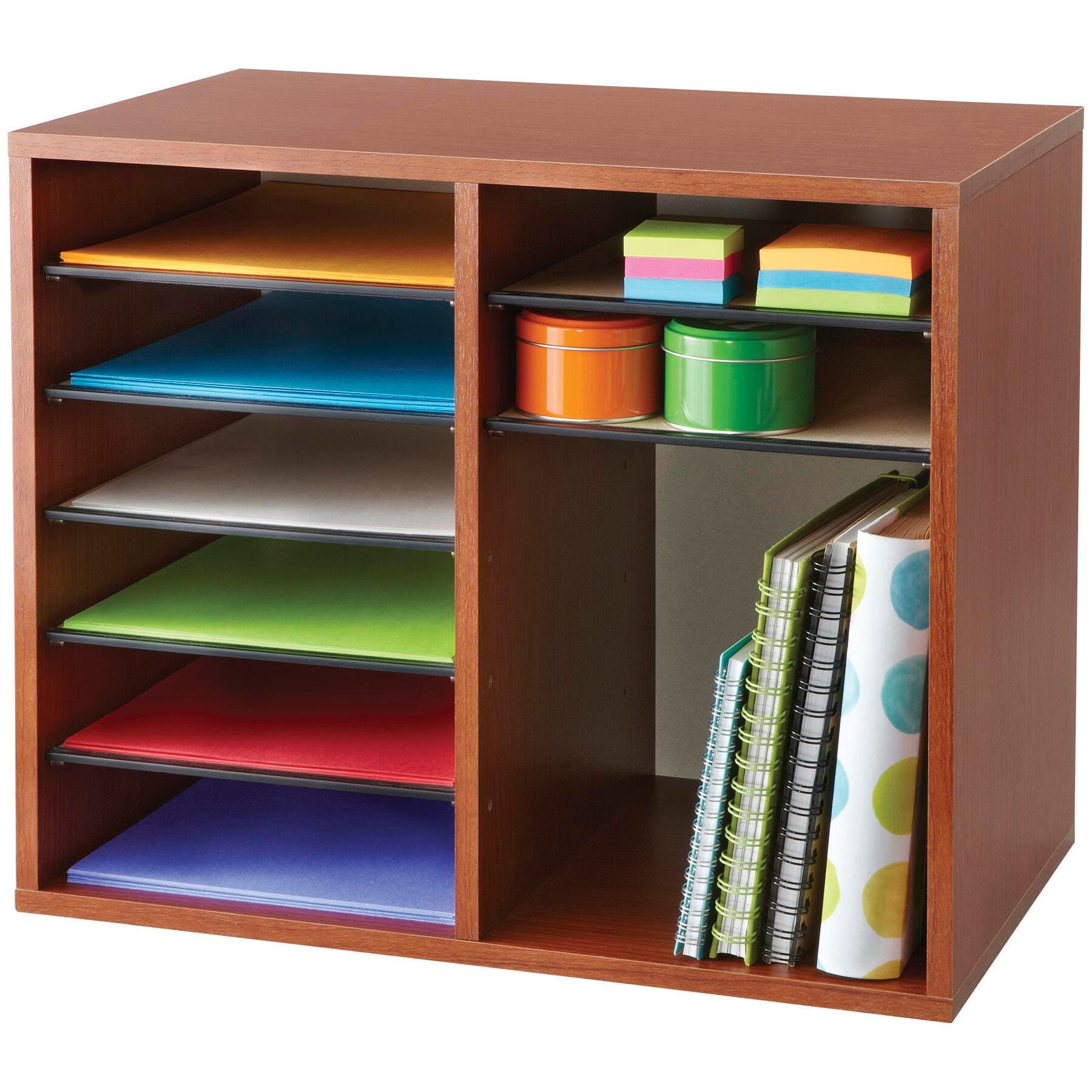 Safco 12 Compartment Literature Organizer, 19-1/2 x 12 x 16 Inches 4000978