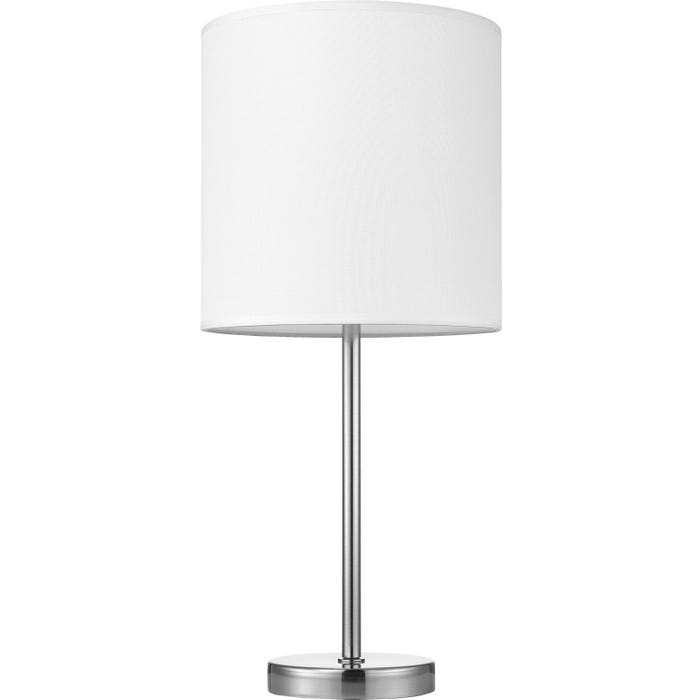 Lorell 10-watt LED Bulb Table Lamp, 10 x 22 Inches, White
