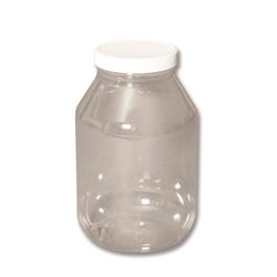 GSC Frey Scientific Unbreakable Jar, 1 gal, Polyethylene Terephthalate Jar, Polypropylene Lid, Item Number 1430821