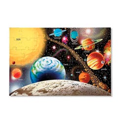 Melissa & Doug Solar System Environment Floor Puzzle, Item Number 077010