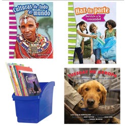 Achieve It! Spanish SEL Friendship Empathy & Kindness Read-Aloud Lesson, Independent Reading & Buddy Books, Grades 4 to 5, Set, Item Number 2096649