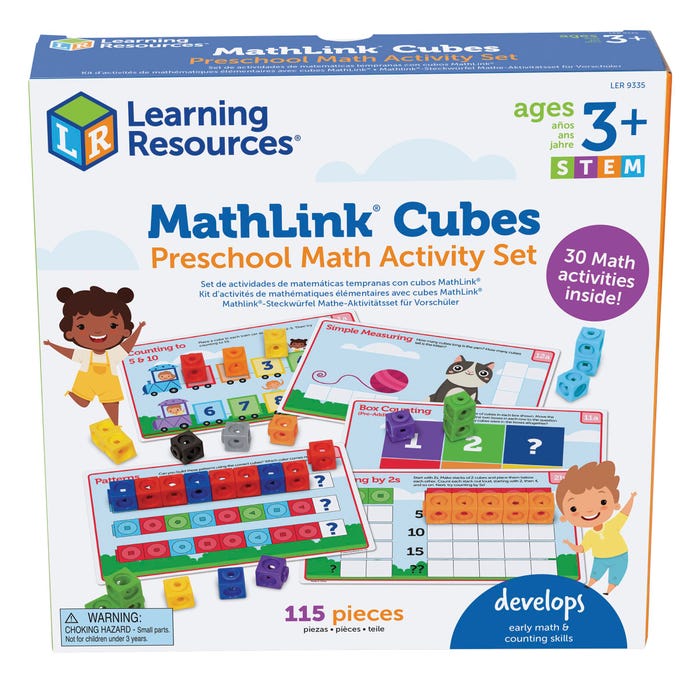 Learning Resources Mathlink Cubes Set, Grade PreK