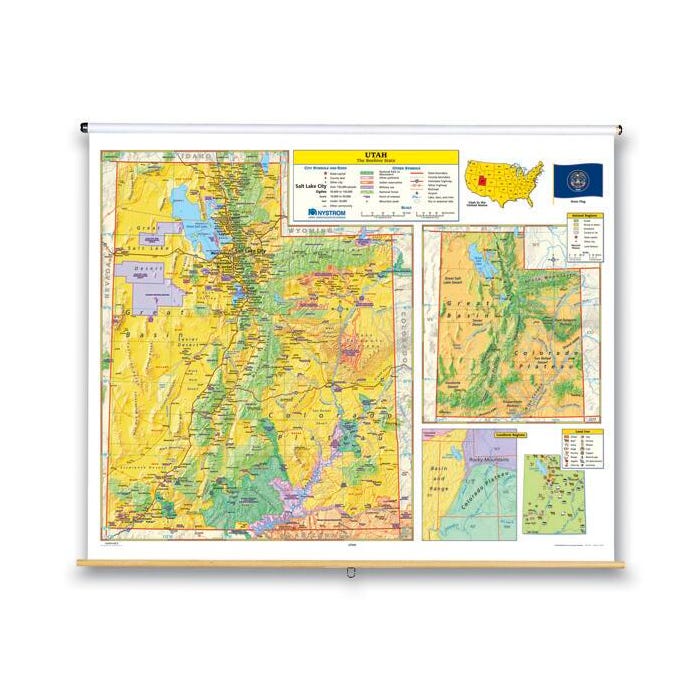 Nystrom Utah State Map