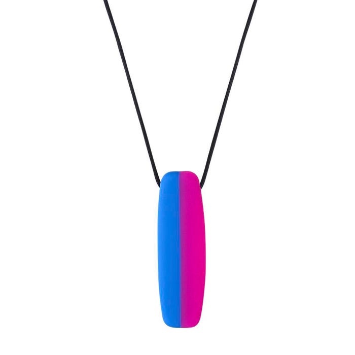 Chewigem Chewable Toggle Board, Pink/Blue Polished