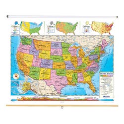 Nystrom Political Relief United States Map, Item Number 1398270