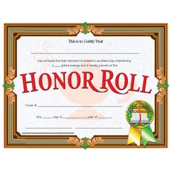 Award Certificates, Item Number 078285