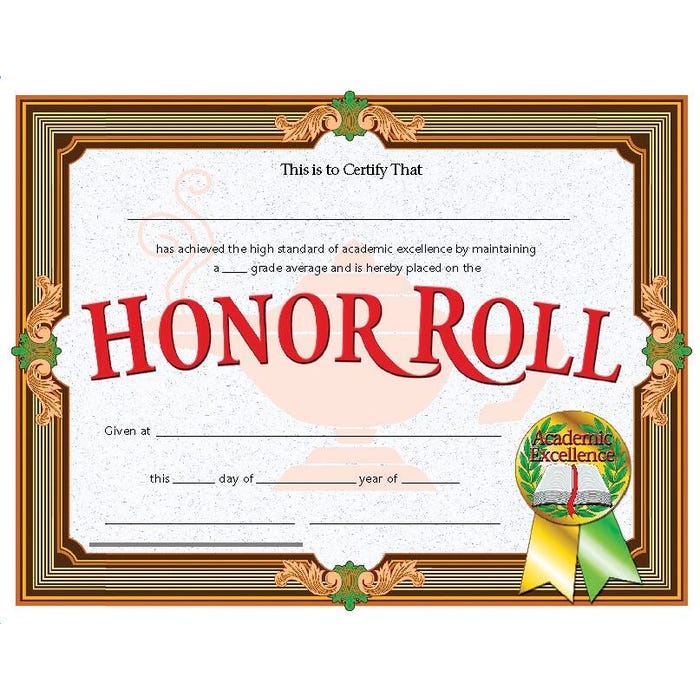 Award Certificates