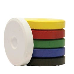Jack Richeson Tempera Cake Refills, Mini Size, Assorted Primary Colors, Set of 6