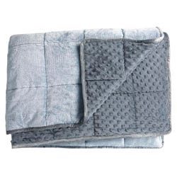 Bouncyband Soft Fleece Weighted Sensory Blanket, 65 x 45 Inches, 10 Pounds 2121730