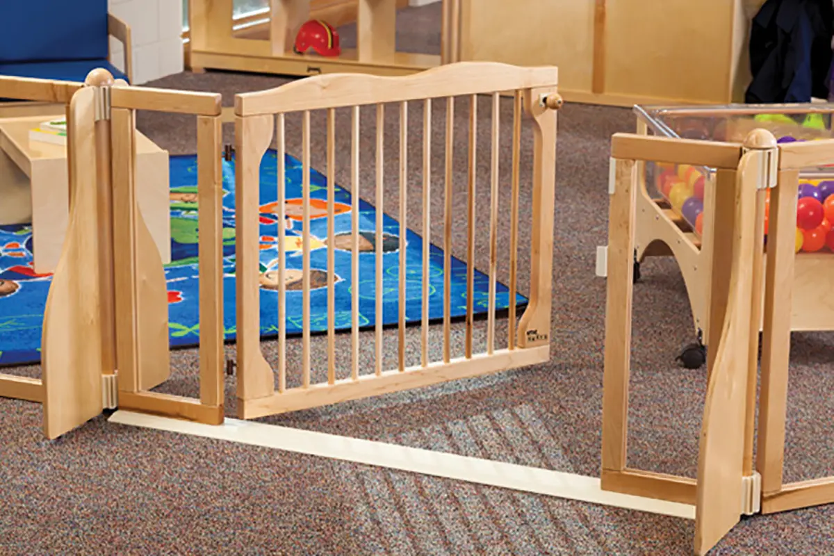 baby gate in a daycare