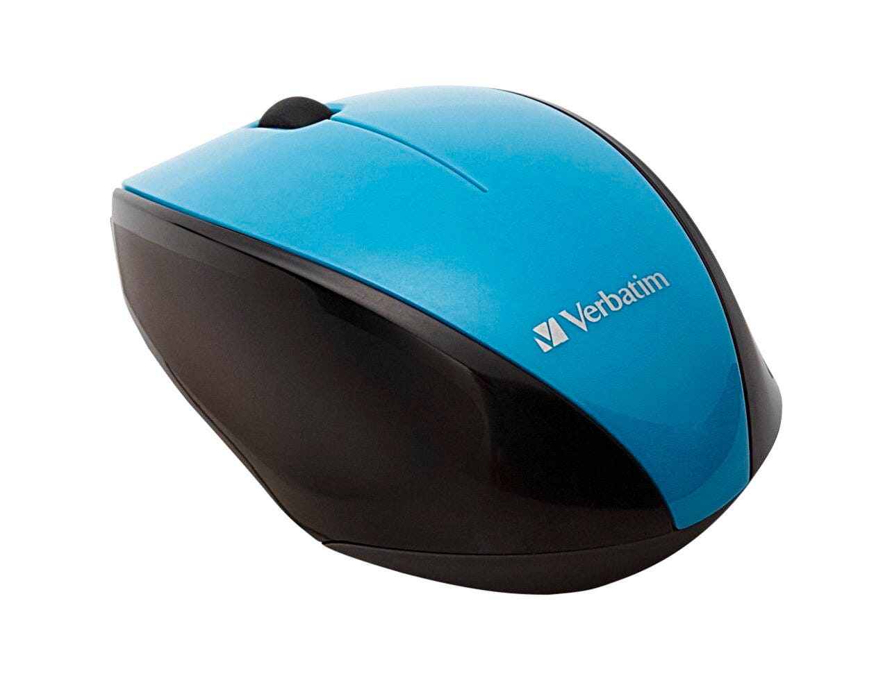 Verbatim Wireless Notebook Multi-Trac Blue LED Mouse, Blue 2136022