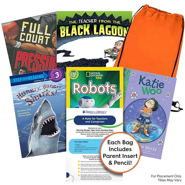 Achieve It! Take Home Bag Striving Readers, Grades 3