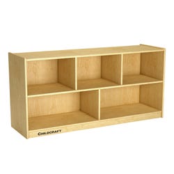 Childcraft Mobile Toddler Shelf, 5 Compartments, 47-3/4 x 14-1/4 x 24 Inches 074531