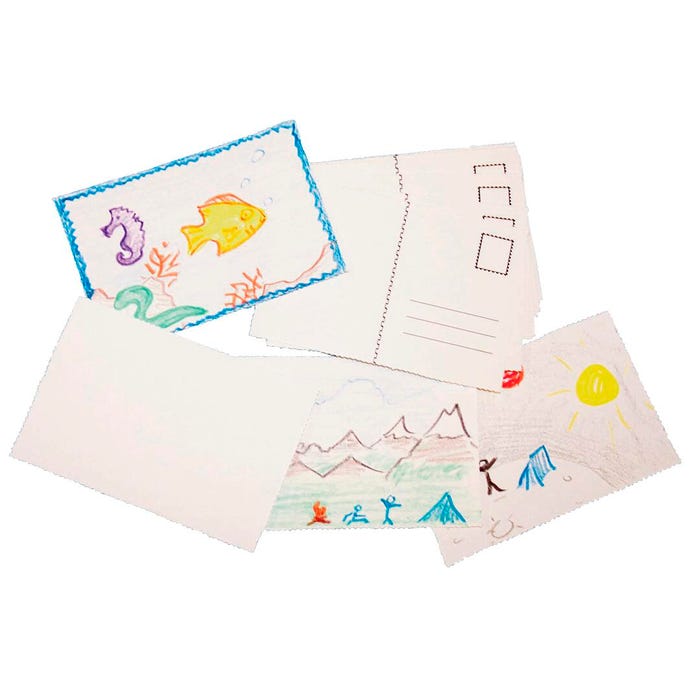 Roylco Design-a-Postcard, 4 x 6 Inches, Pack of 24