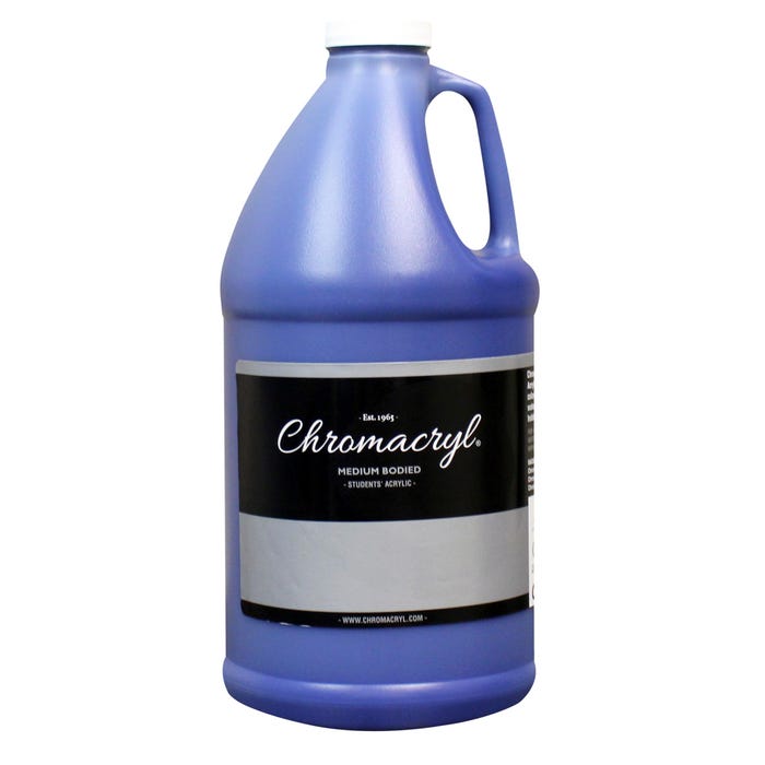 Chromacryl Students' Acrylics, Cool Blue, Half Gallon