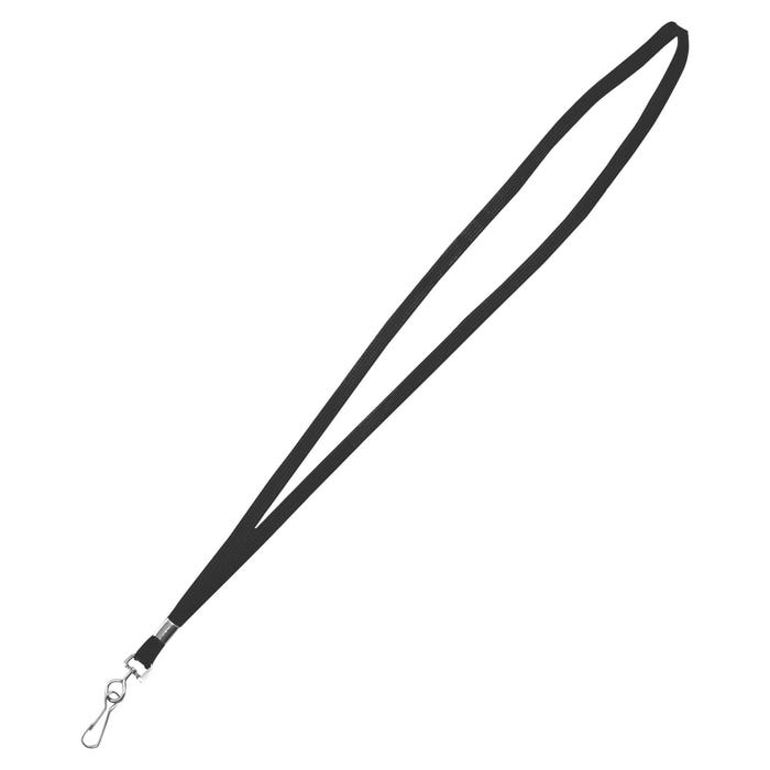 Advantus Lanyards, J-Hook, 36 Inches, Pack of 24, Black