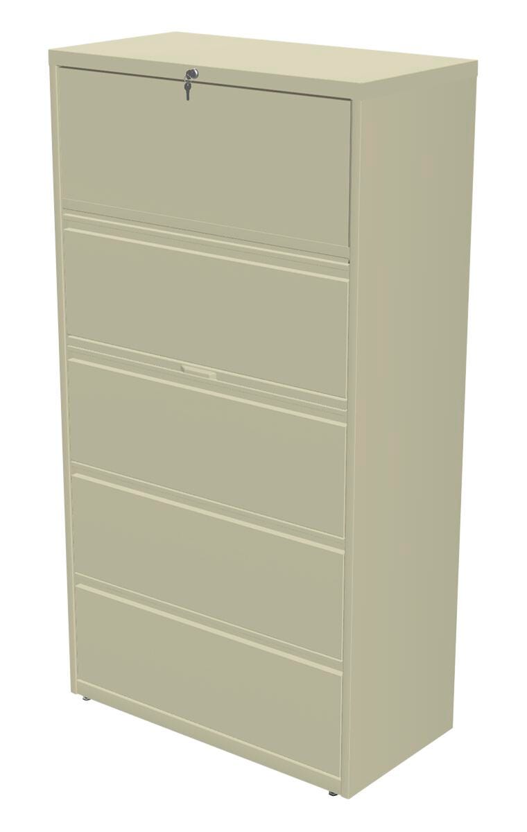 Classroom Select Lateral File Cabinet with Full Pull, 5 Drawers 4000390