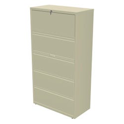 Classroom Select Lateral File Cabinet with Full Pull, 5 Drawers 4000390