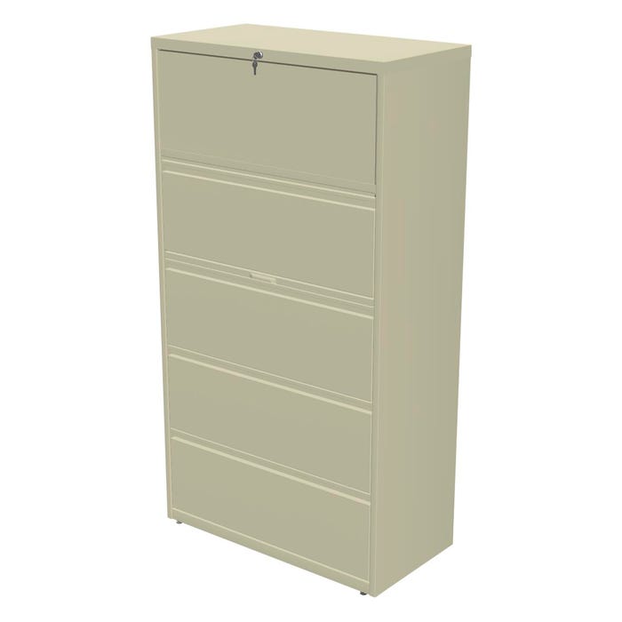 Classroom Select Lateral File Cabinet with Full Pull, 5 Drawers