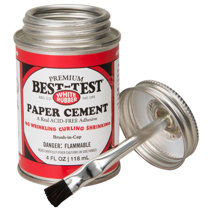Best Test Brush In Cap Paper Cement, 4 Ounces
