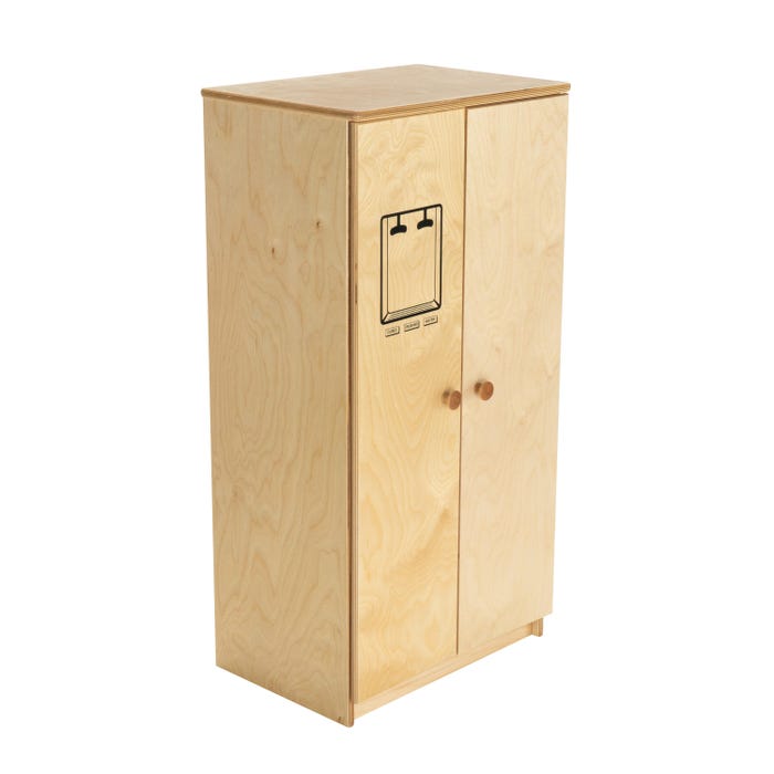 Childcraft Traditional Play Refrigerator, Wooden, 19 x 13-1/4 x 38 Inches