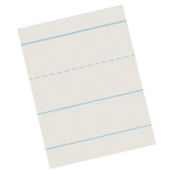 School Smart Picture Story Paper, 1 Inch Rule, 1/2 Inch Skip, 18 x 12 Inches, 500 Sheets 085234