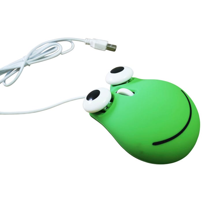 Pencil Grip Kids Computer Mouse, Green Frog