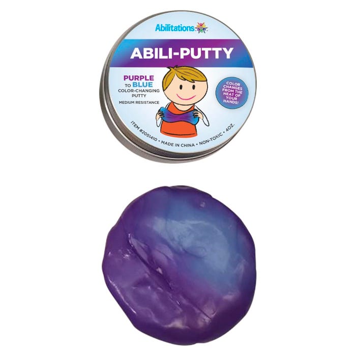 Abilitations Abili-Putty, Color Changing, 4 Ounces, Blue/Purple