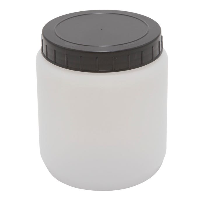 Kartell Screw Cap Jar, 1000 mL, HDPE, Pack of 10