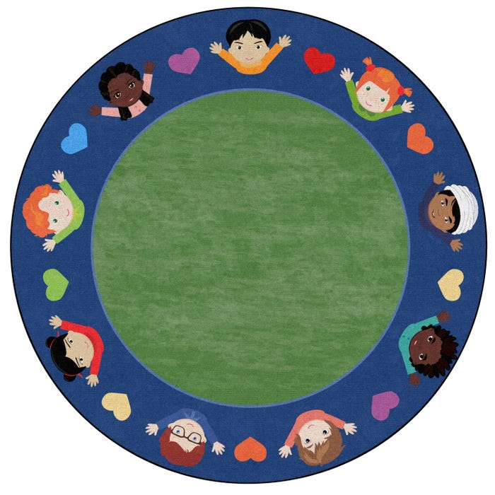Childcraft Celebrate Friendship Carpet, Round